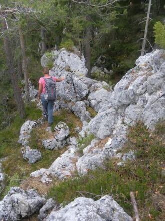 Gratrippe zum Kreuzgipfel