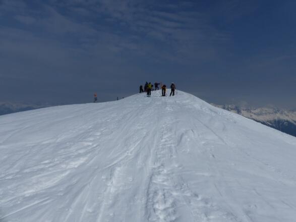 Am Gipfel des Widdersberg.