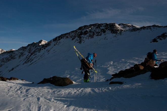 Unterhalb des Teufelsegg Gipfels