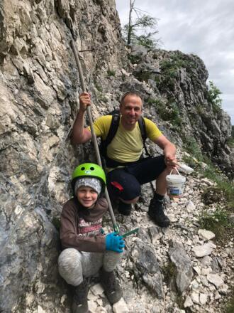 ... natürlich mit dem Papa!