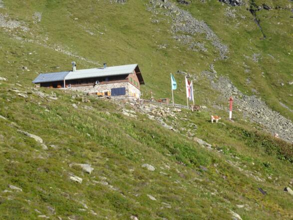Der letzte Anstieg zur Pforzheimer Hütte
