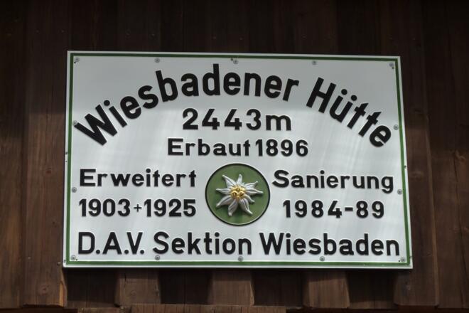 Hüttenschild