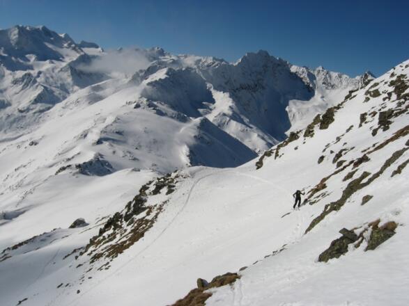 Nochmal ein Blick zurück von weiter oben.