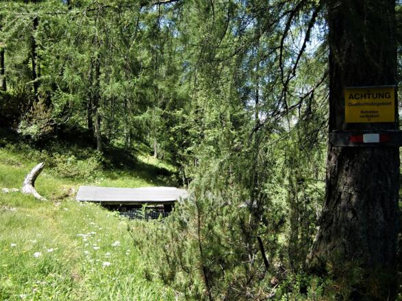 Wassertank für die Hütte