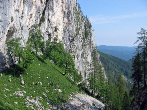 Unter der Spielbergwand