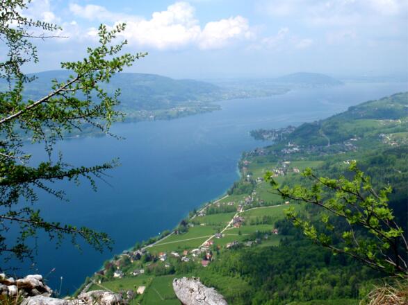 Blick nach Norden ins Alpenvorland