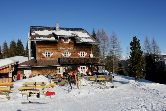 Kleinarler Hütte von Westen
