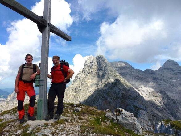 Der 5. - und letzte - Gipfel des Tages: Das Ulrichshorn (in manchen Karten auch als "Seehorn" bezeichnet) (2155 m).