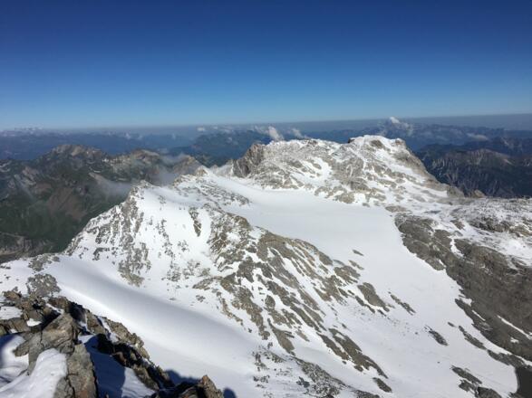 Blick auf den Aufstiegsweg