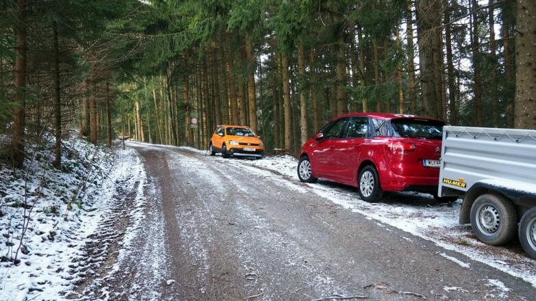 Parkplatz Schranken um 750m