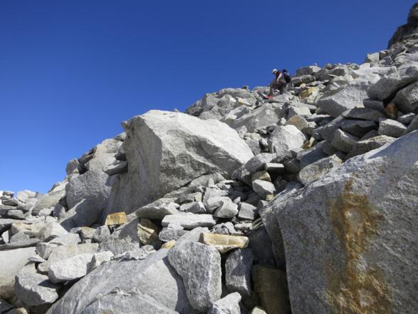 Aufstieg zur Spitze