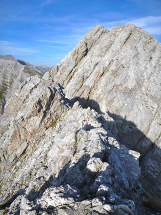 Kletterei am Westgrat