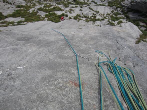 Blick vom Hängestand nach unten