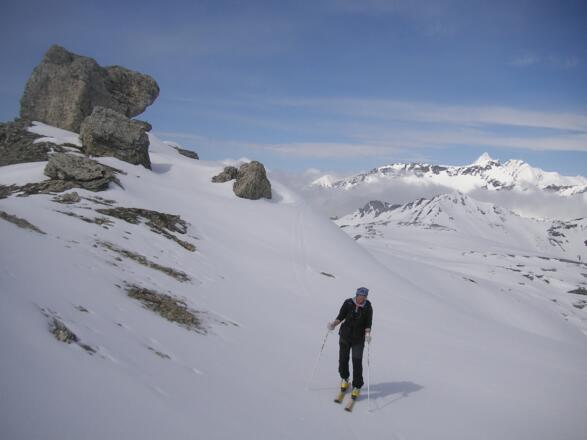 Großglockner hinter der Weißenbachscharte