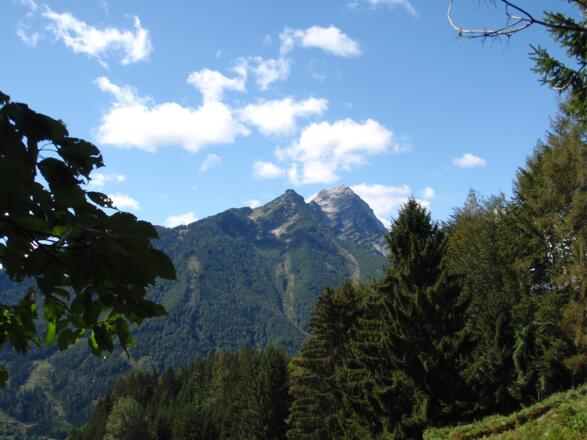 Blick zum Kleinen Priel beim Anstieg