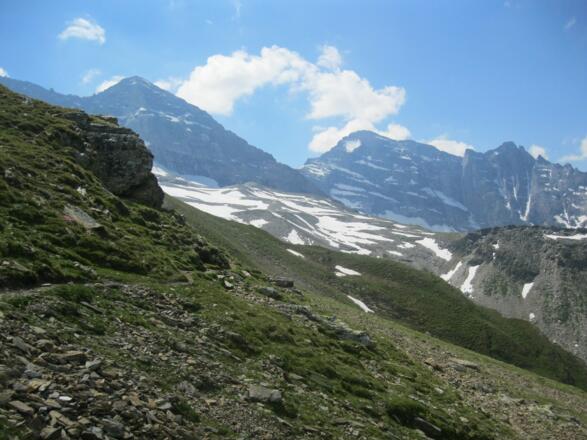 Der Fußstein kommt in Sicht
