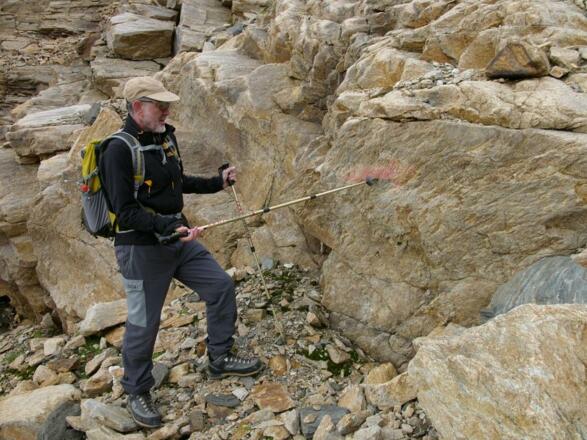 Uralte Markierungen wurden erneuert