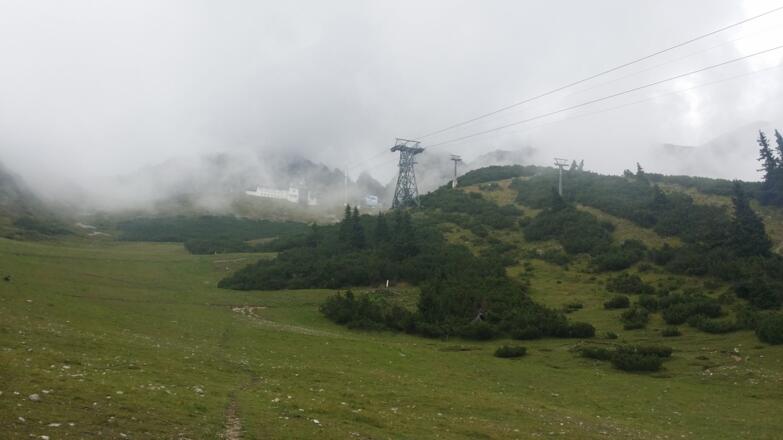 Und noch schnell einen Blick hinauf erhaschen.