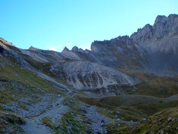 Weg Richtung Stempeljoch und Thaurer Joch Spitze