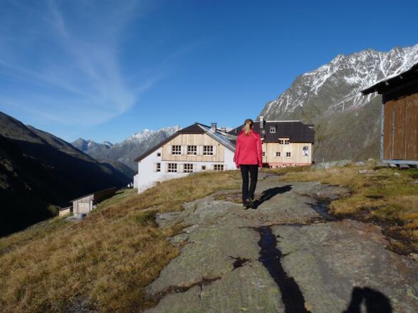 Nach gut 6 Stunden ist das Taschachhaus erreicht.