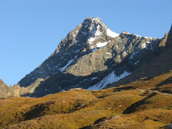 Blick zum Großglockner von der Salmhütte