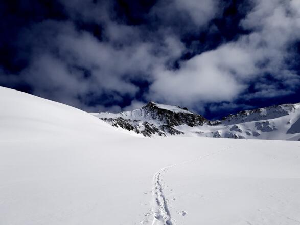 Der Gipfel ist schon zu sehen