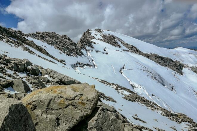 Spalten unterhalb des Grates zur Hohen Fürleg