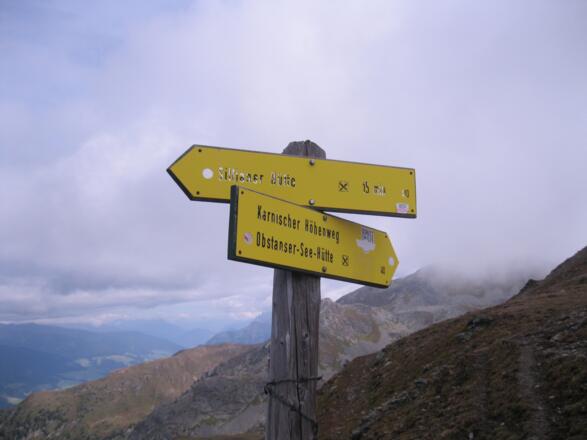 Zur Sillianer Hütte wollen wir.