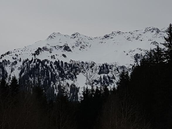 nähe Parkplatz blick auf den Gamskopf