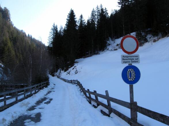 Am Forstweg ins Weirichtal.