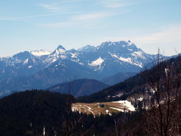 Tiefblick zur Menaueralm