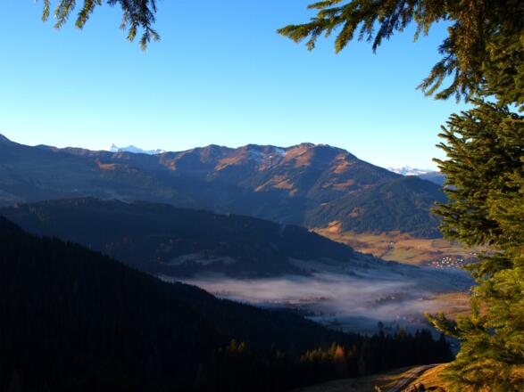 Anstieg, Maria Alm am Morgen