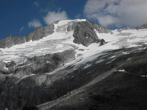 Blick vom Furtschaglhaus zum Großen Möseler