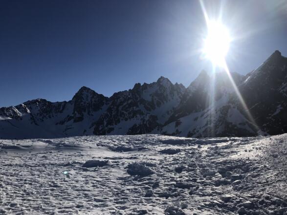 Imposante Bergkulisse
