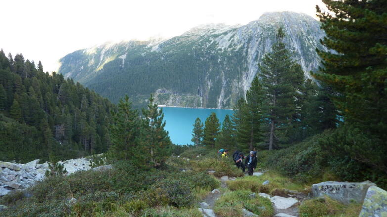 Aufstieg vom Schlegeisspeicher