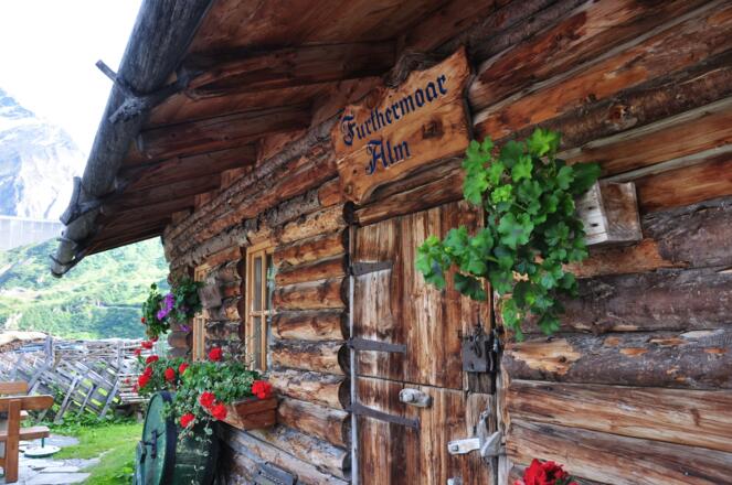 Die Fürthermoar Alm - ein sehr empfehlenswerter Rastpunkt für eine anständige Brotzeit.