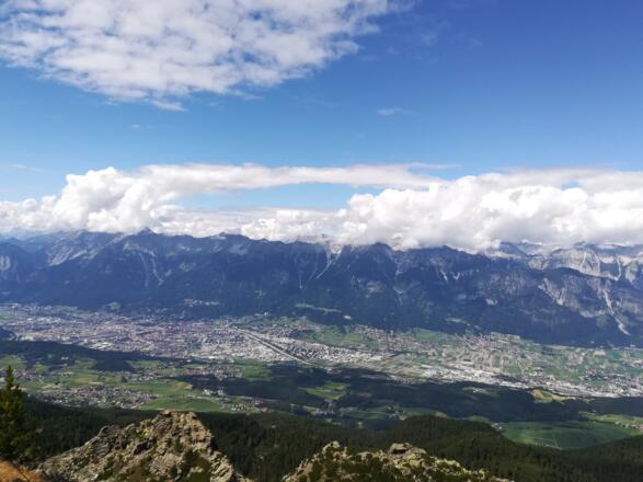 Blick in das Inntal und zum Karwendel