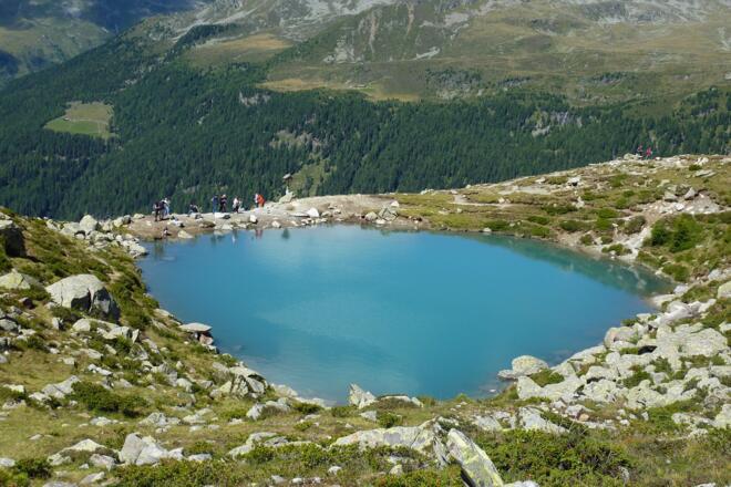 See oberhalb der Hütte