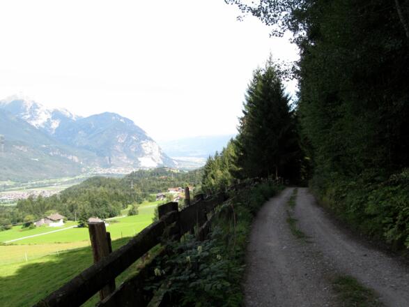 Genussvolle Abfahrt.