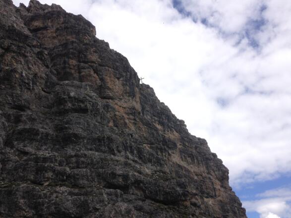Blick zurück zur Pyramidenspitze