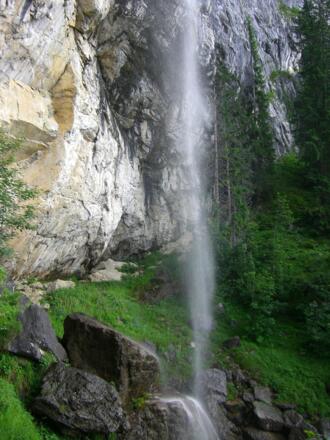 Schleierwasserfall im Juli