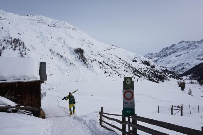 Start direkt vom kleinen urigen Dörflein Melag