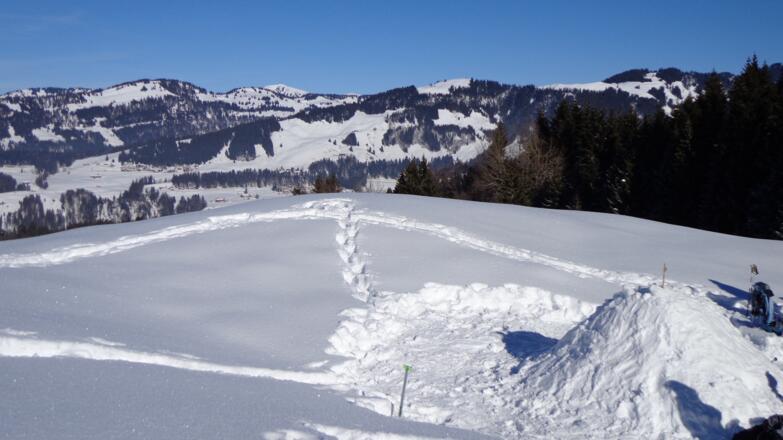 Blick Richtung Feuerstätterkopf und Koppachstein