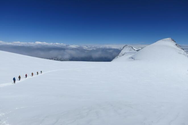 Weiterweg vom Hohen Aderl (3504m) über Rainertörl (3422m) zum Rainerhorn (3560m)