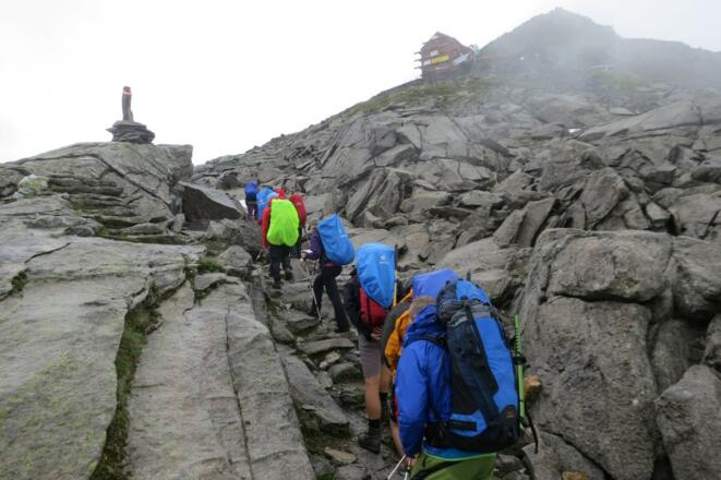 Kurz vor der Neuen Prager Hütte (2782m)