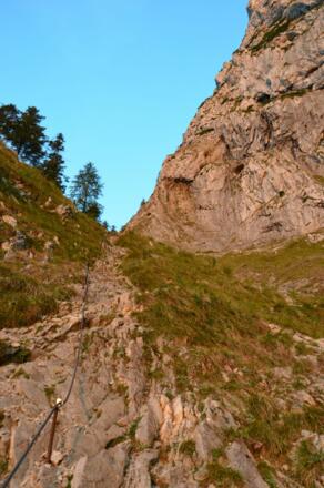 kurz vor der &quot;Hohen Rast&quot;