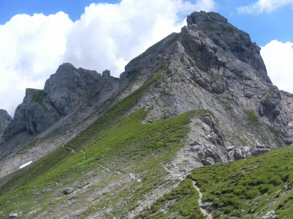 Rückblick vom Steiglpass