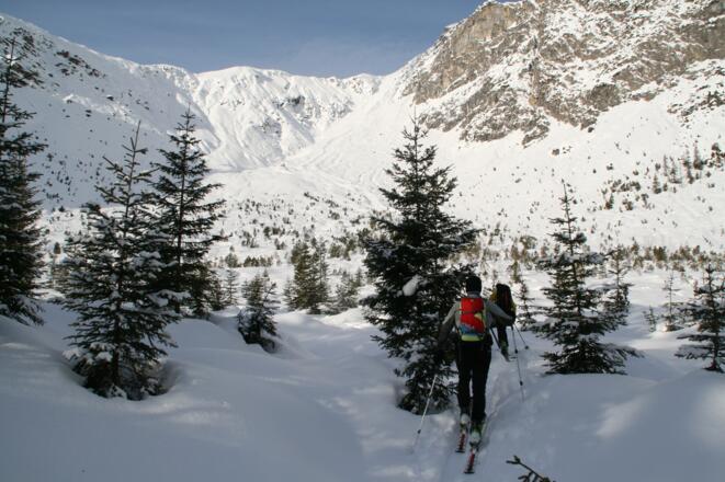 Nach einer kurzen Abfahrt vom höchsten Punkts des NATURA 2000-Gebietes Afrigal, steuern wir in direkter Linie die Fernpassrinne an.