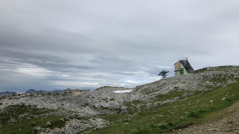 Die letzten Höhenmeter zur Rüfikopfbahn