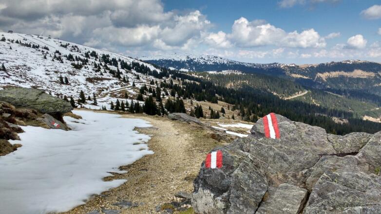 Am Weg zwischen Weinebene und Grillitschhütte